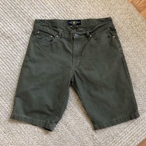 Lucky Brand Khaki Green Shorts Size 34